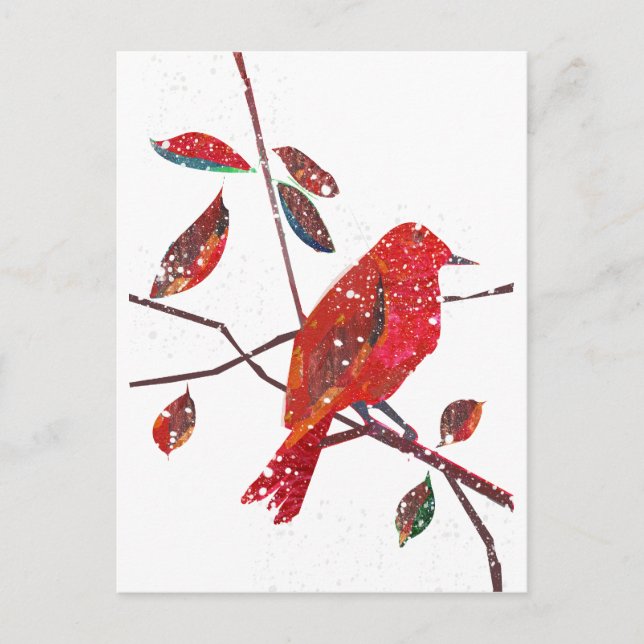 Cartes Pour Fêtes Annuelles Première saison des vacances de neige (Devant)