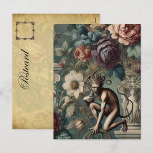 Cartes Pour Fêtes Annuelles Prenez un Bow - Gothique Floral Design