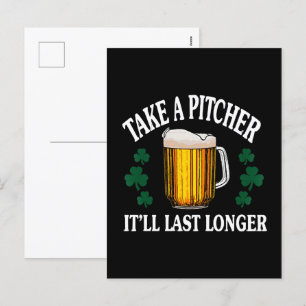 Cartes Pour Fêtes Annuelles Prenez un lanceur, ça Dernier plus longtemps