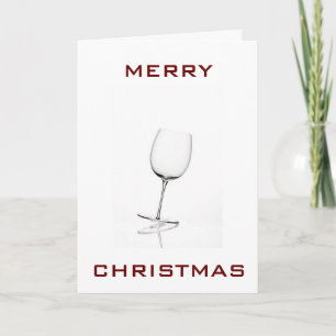 CARTES POUR FÊTES ANNUELLES PRENEZ-VOUS UN VERRE DE MERROY-NOËL