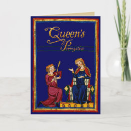 Cartes Pour Fêtes Annuelles Prérative de la Reine