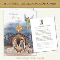 Prière religieuse St. Andrew Noël Novena