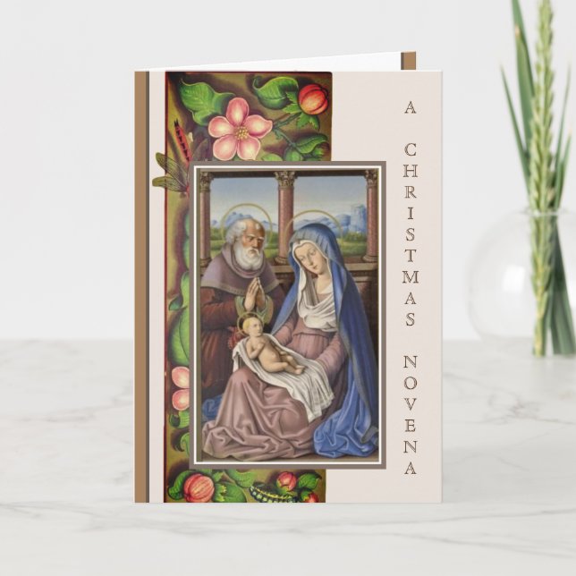 Cartes Pour Fêtes Annuelles Prière St. Andrew Christmas Novena (Devant)