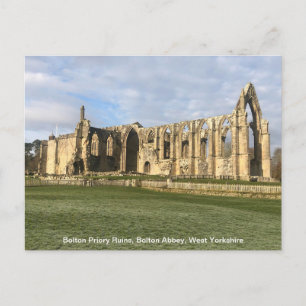 Cartes Pour Fêtes Annuelles Prieuré de Bolton, Bolton Abbey, Yorkshire de l'Ou
