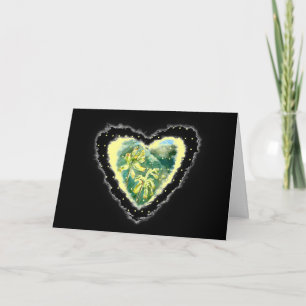 Cartes Pour Fêtes Annuelles Primula Heart Romance Valentine Love Card