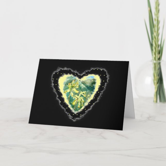 Cartes Pour Fêtes Annuelles Primula Heart Romance Valentine Love Card (Devant)