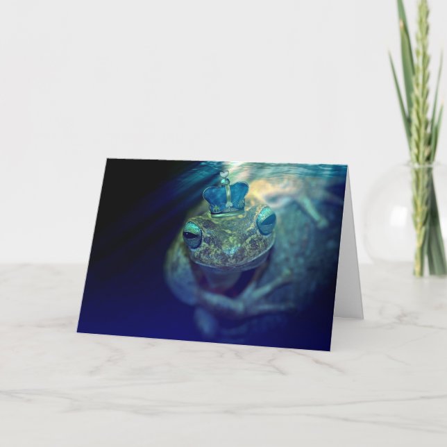 Cartes Pour Fêtes Annuelles Prince de grenouille (Devant)