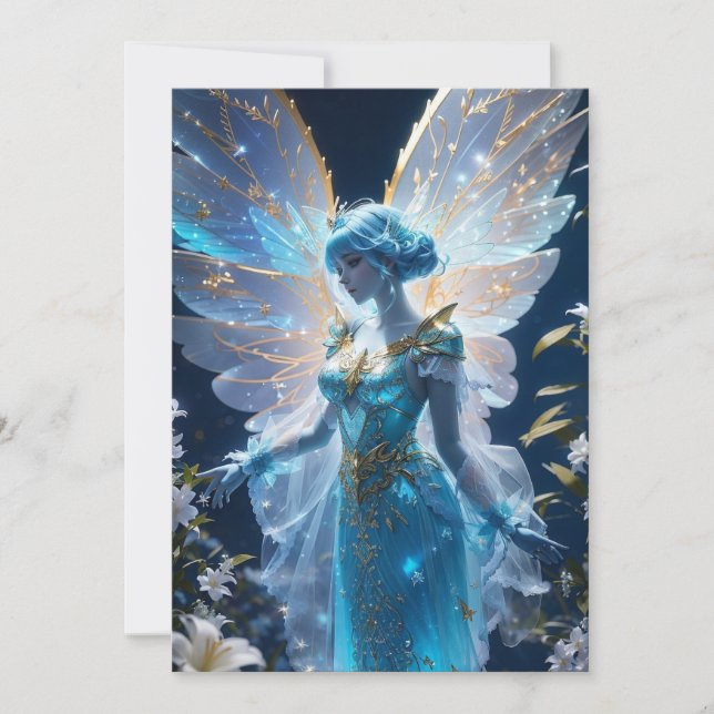 Cartes Pour Fêtes Annuelles Princess Fairy Holiday Card (Devant)