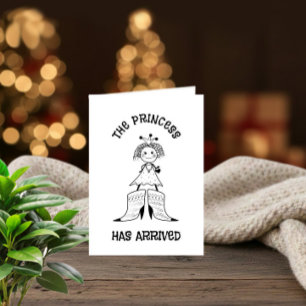 Cartes Pour Fêtes Annuelles Princesse arrivée