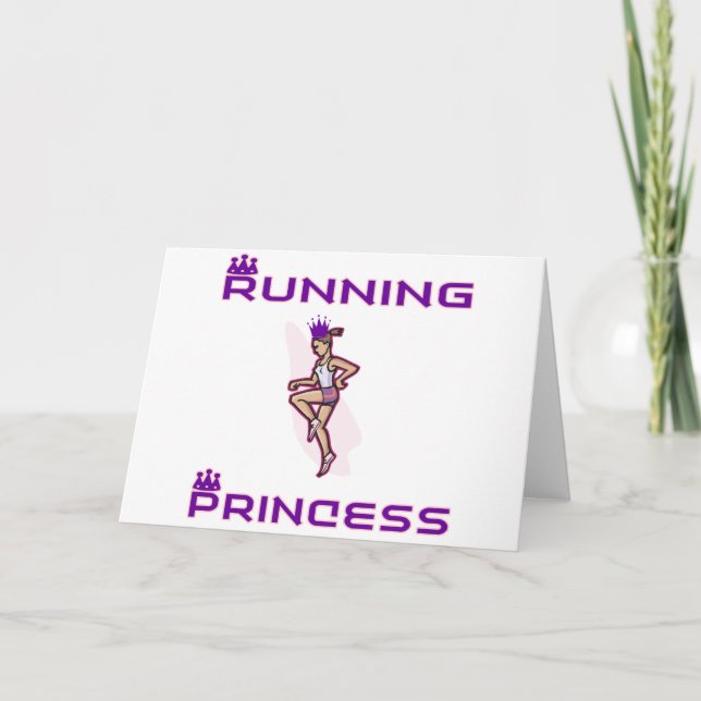 Cartes Pour Fêtes Annuelles Princesse RunnerChick (Devant)