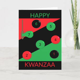 Cartes Pour Fêtes Annuelles Principes de Kwanzaa