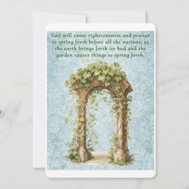Cartes Pour Fêtes Annuelles Printemps (Devant)