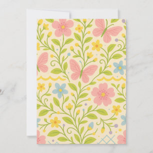 Cartes Pour Fêtes Annuelles Printemps de bienvenue