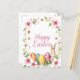 Cartes Pour Fêtes Annuelles Printemps de Pâques doux minimaliste