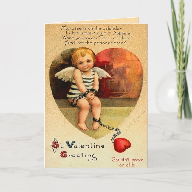Cartes Pour Fêtes Annuelles Prisoner of Love Valentine's Day Card (Devant)