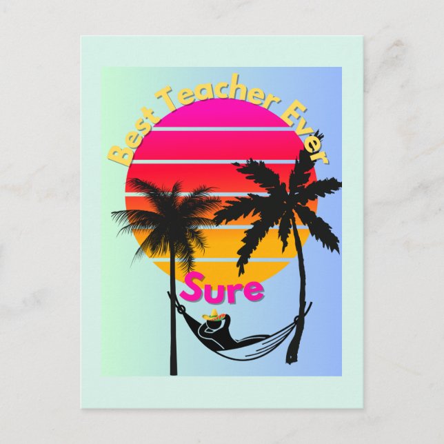 Cartes Pour Fêtes Annuelles Professeur de l'année : Bien sûr (Devant)