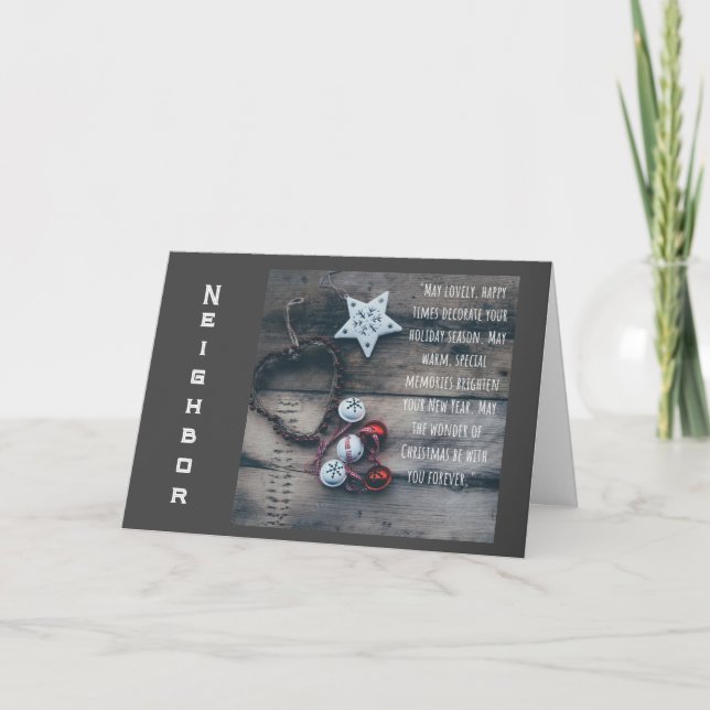 CARTES POUR FÊTES ANNUELLES PROFITEZ DE VACANCES "TRÈS HEUREUSES" À NOTRE VOIS (Devant)