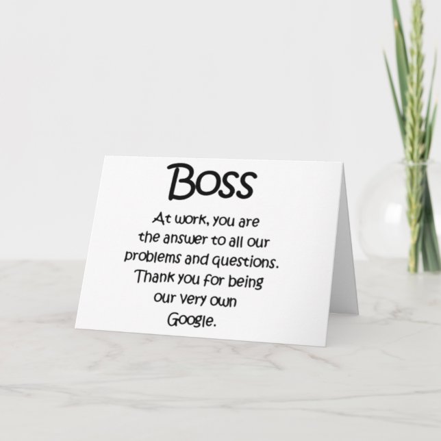 CARTES POUR FÊTES ANNUELLES PROFITEZ DE VOS VACANCES DE NOËL ***BOSS** (Devant)