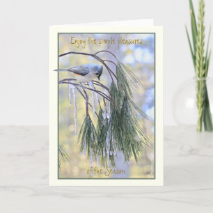 Cartes Pour Fêtes Annuelles Profitez des plaisirs simples de la saison-tireur 