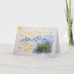 Cartes Pour Fêtes Annuelles Promenade du soir
