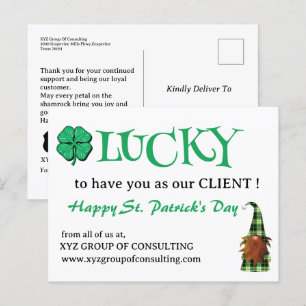 Cartes Pour Fêtes Annuelles Promotion commerciale de la Saint-Patrick