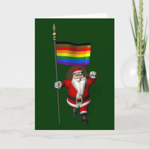 Cartes Pour Fêtes Annuelles Proud Santa Claus Waves