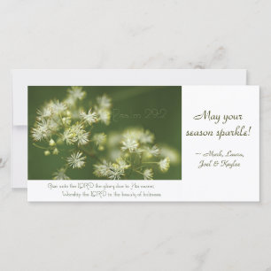 Cartes Pour Fêtes Annuelles Psaume 29:2 Photocarte d'écriture
