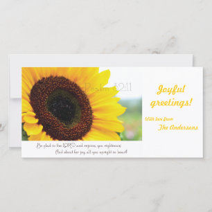 Cartes Pour Fêtes Annuelles Psaume 32:11 Photocarte d'écriture