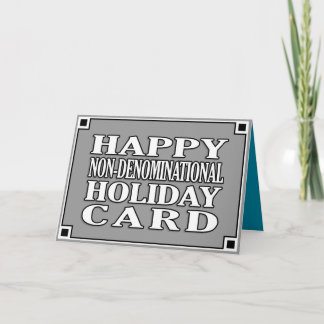 Cartes Pour Fêtes Annuelles Psych de vacances non dénominationnel !