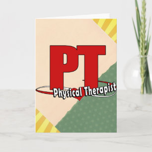 Cartes Pour Fêtes Annuelles PT LOGO BIG     REDPhysical Therapist
