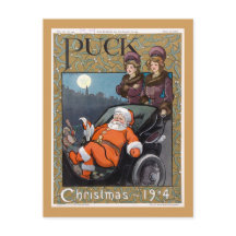Puck Magazine Couverture Noël 1904