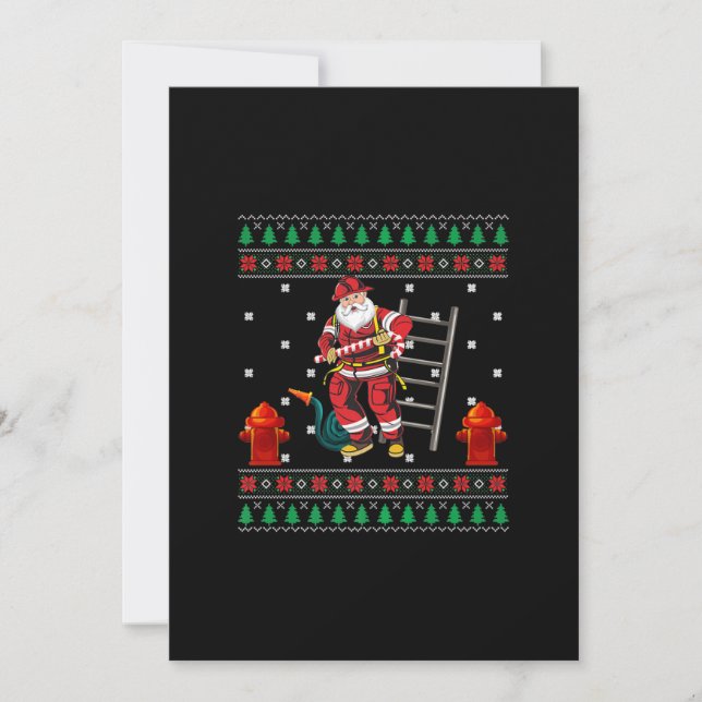 Cartes Pour Fêtes Annuelles Pugillement de Noël dégueu pour garçons et filles (Devant)