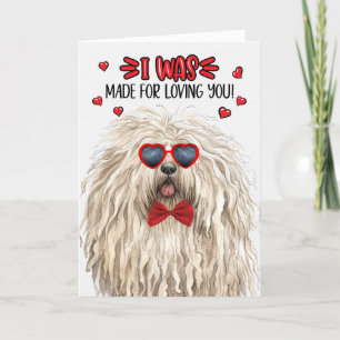 Cartes Pour Fêtes Annuelles Puli Chien fait pour vous aimer Valentine