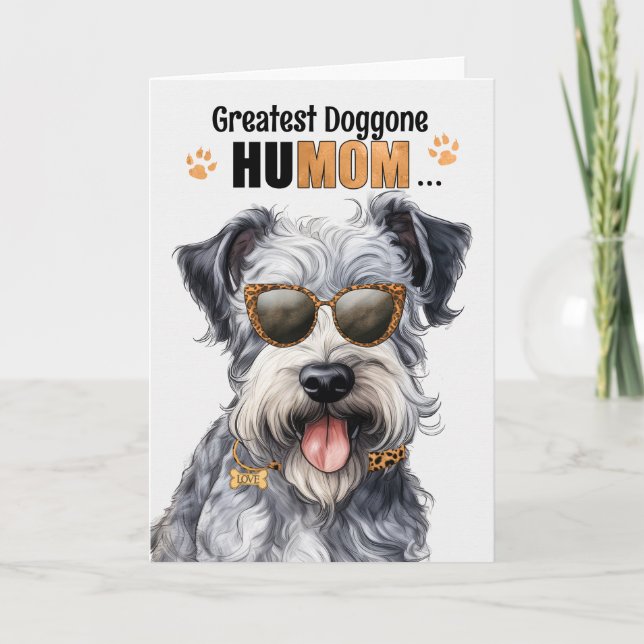 Cartes Pour Fêtes Annuelles Pumi Dog Best HuMOM Jour des Mères (Devant)