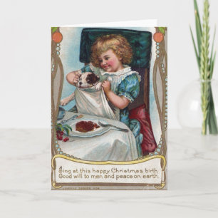 Cartes Pour Fêtes Annuelles Puppy de Christmas