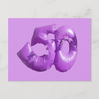 Cartes Pour Fêtes Annuelles Purple 50 Customizable DIY Holiday Postcard