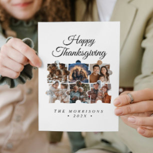 Cartes Pour Fêtes Annuelles Puzzle Collage 6 Bon thanksgiving photo