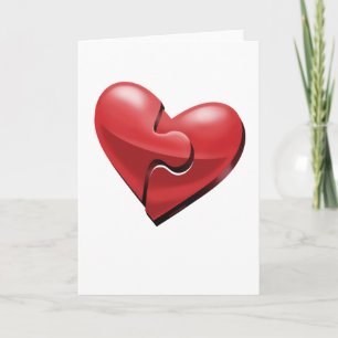 Cartes Pour Fêtes Annuelles Puzzle de coeur