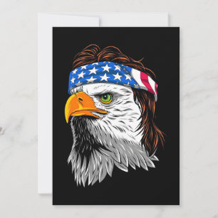 Cartes Pour Fêtes Annuelles Pygargue mullet USA
