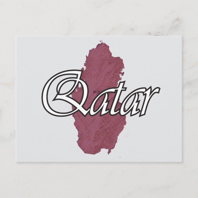 Cartes Pour Fêtes Annuelles Qatar (Devant)