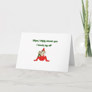 Cartes Pour Fêtes Annuelles Quand Je Pense À Toi...