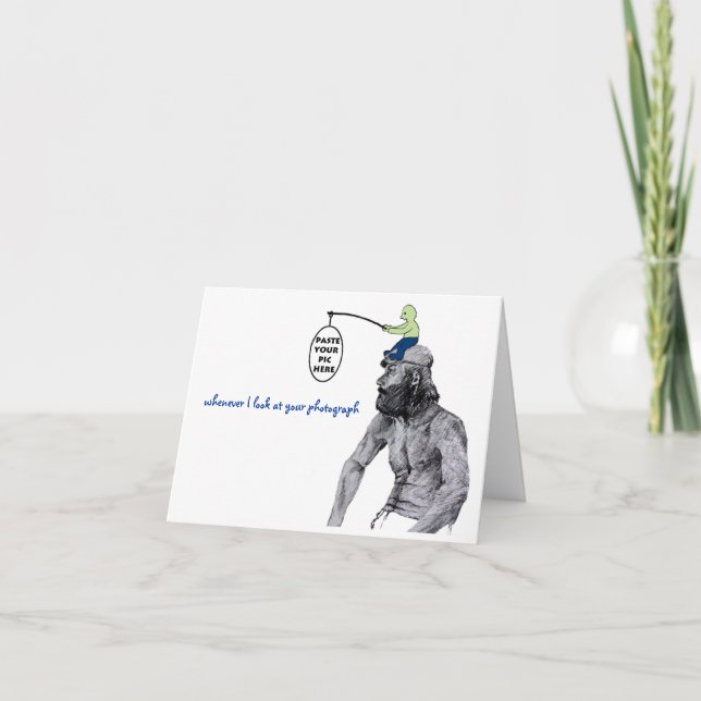 Cartes Pour Fêtes Annuelles Quand je regarde votre photo (Devant)