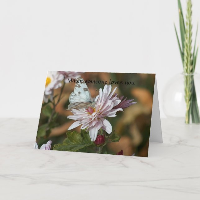 Cartes Pour Fêtes Annuelles Quand quelqu'un vous aime (Devant)