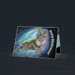 Cartes Pour Fêtes Annuelles Quand Reindeer vole~Carte de voeux de Noël<br><div class="desc">Quand Reindeer Fly and Dreams Come True! souhaite à tous vos amis et famille Joyeux Noël avec cette carte de voeux magique,  copyright art à Erin Cooper</div>