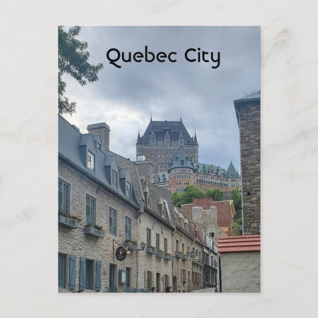 Cartes Pour Fêtes Annuelles Quartier historique de Québec (Devant)