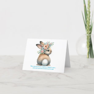 Cartes Pour Fêtes Annuelles Que ta joie soit aussi longue que les oreilles d'u