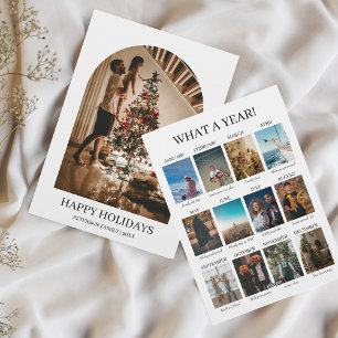Cartes Pour Fêtes Annuelles Quel an 12 Photos Minimaliste de Noël