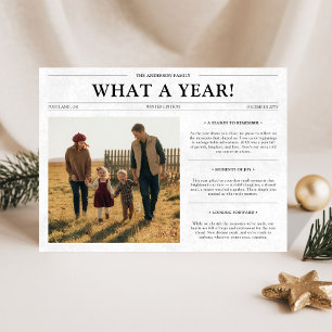 Cartes Pour Fêtes Annuelles Quel an Journal Famille Animaux de compagnie Photo