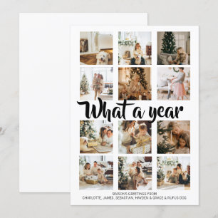 Cartes Pour Fêtes Annuelles Quel an photo Noël personnalisé