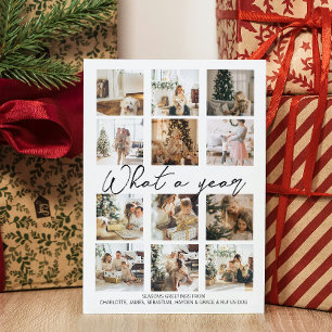 Cartes Pour Fêtes Annuelles Quel an photo Noël personnalisé